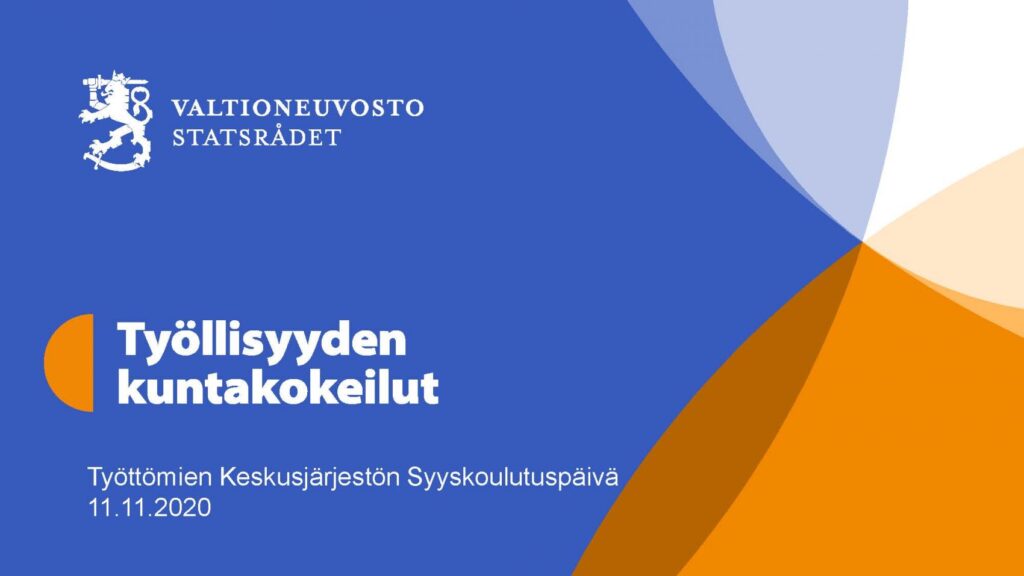 Uudistuva lainsäädäntö muuttaa työttömien palvelut, oikeudet ja velvollisuudet