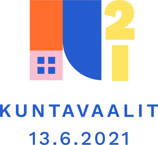 Kuntavaalit 13.6.2021 -logo