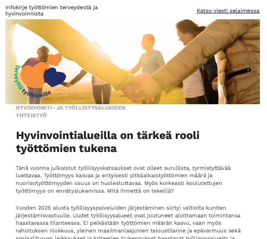 Uutiskirjeen 3/2025 kansikuva