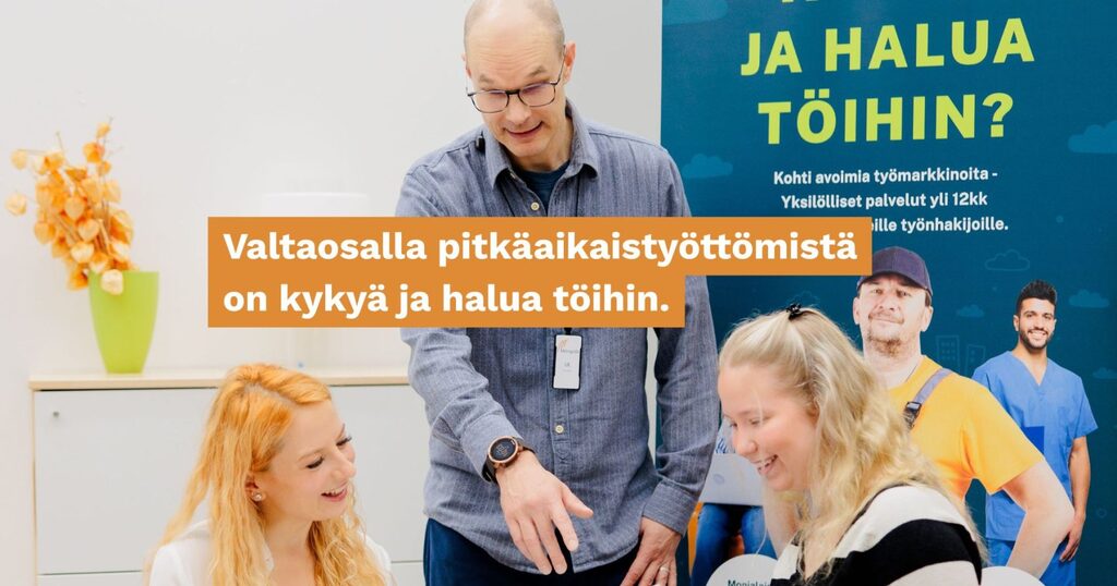 Yksilöllinen ja räätälöity palvelu pitkäaikaistyöttömyyden ratkaisuna