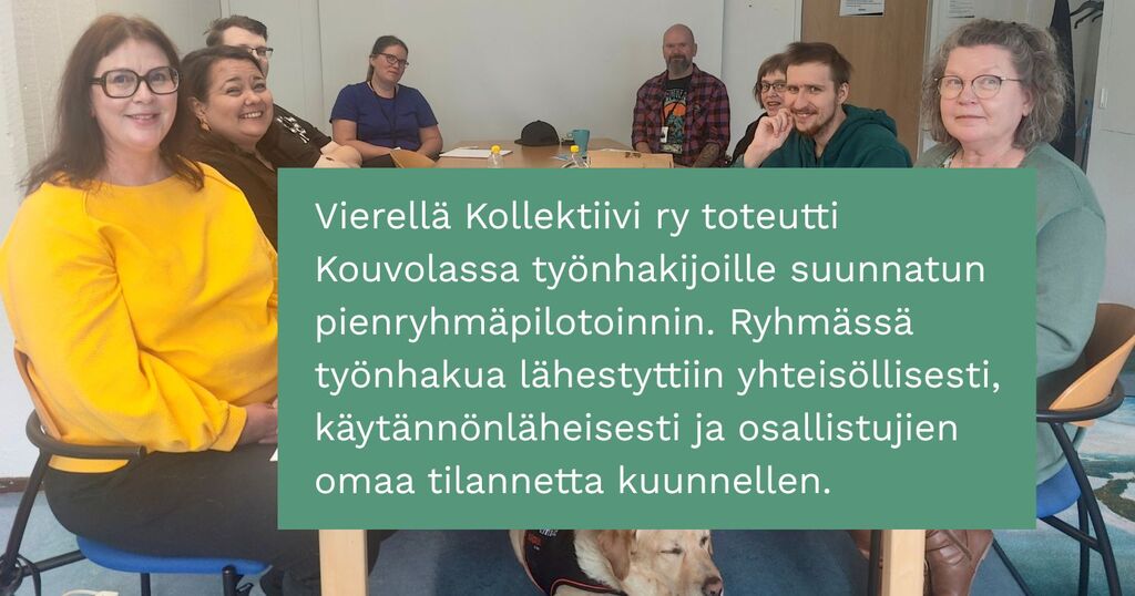 Työnhaku ei aina etene hakemuksia lähettämällä